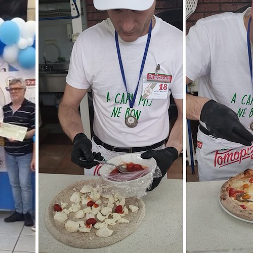 Antonio Erra di Tramonti si aggiudica il primo posto (e il Premio Speciale) al Campionato “Pizza Cup” di Cerignola