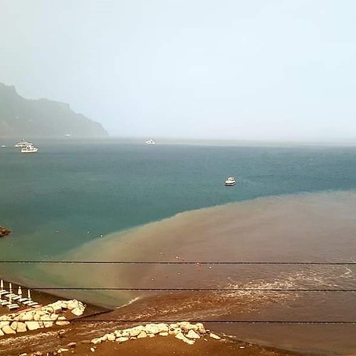 Atrani: buona la prima per la briglia risistemata, nonostante nubifragio ha trattenuto il fango