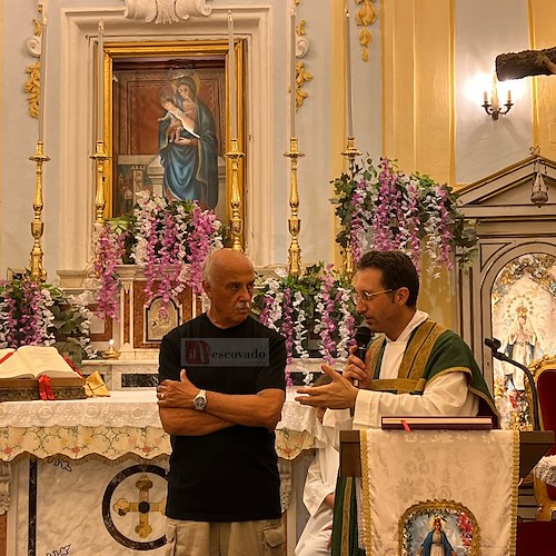 Atrani, Don Christian Ruocco a Santa Maria del Bando per la sua prima messa da parroco del piccolo borgo