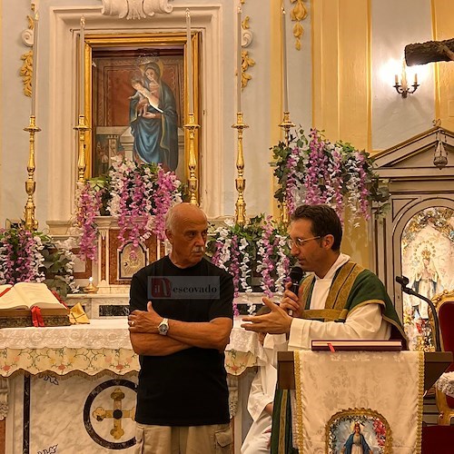 Atrani, Don Christian Ruocco a Santa Maria del Bando per la sua prima messa da parroco del piccolo borgo