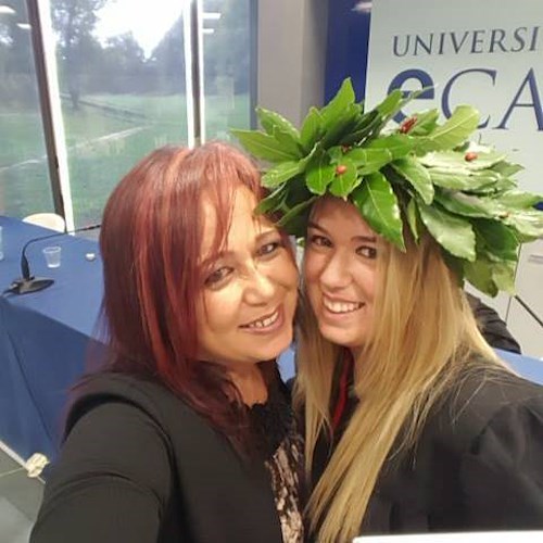 Atrani, Enny Desiderio dottoressa in Economia