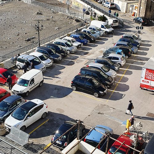 Atrani, quasi ultimati i lavori al Piazzale Marinella: giovedì 15 aprile divieto di transito 