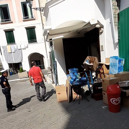 Atrani: sfrattato affittuario locale annesso al Bar Vittoria, intervengono i Vigili a sedare gli animi