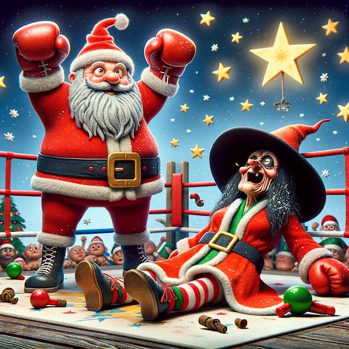 Babbo Natale ha definitivamente sconfitto la befana sulla scacchiera delle festività natalizie