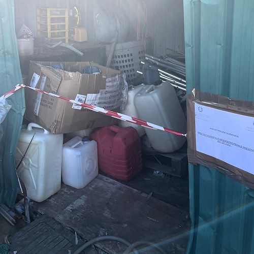 Sequestrato rimessaggio ad Agropoli