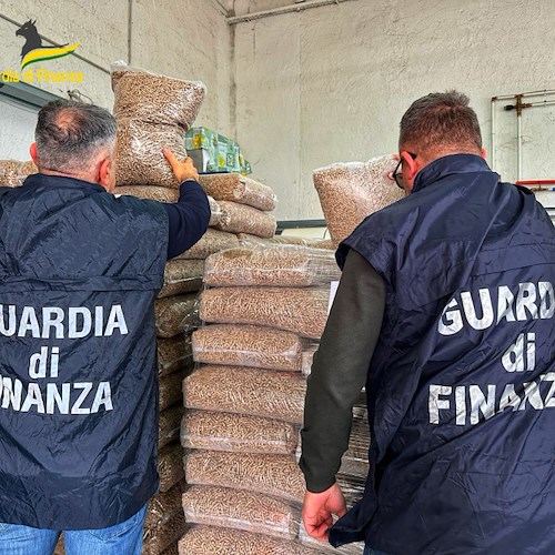Benevento: sequestrate 11 tonnellate di pellet non sicuro pronto alla vendita