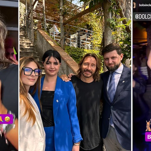 Bob Sinclar resting in the Botanico San Lazzaro di Maiori / photo / video