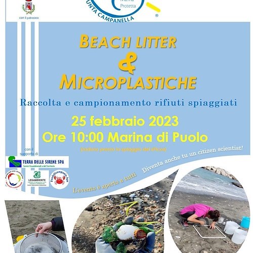 Bonifica e monitoraggio microplastiche: l'Amp Punta Campanella in azione a Puolo