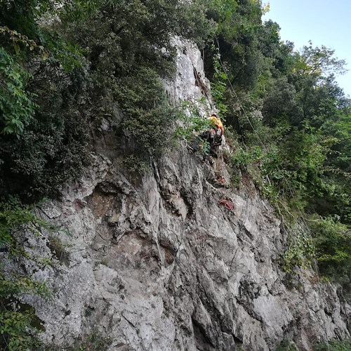Bonifica roccia al Valico di Chiunzi: senso unico alternato fino al 19 aprile