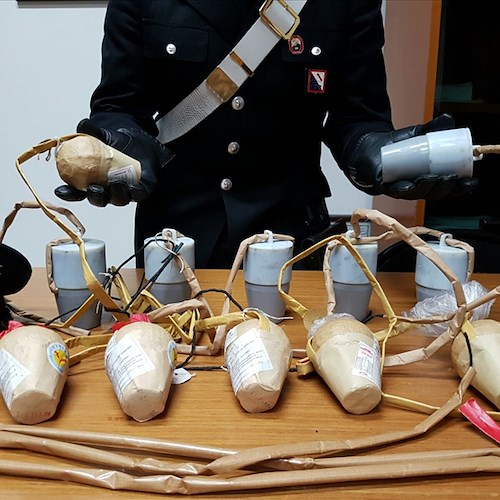 Botti illegali occultati a Conca dei Marini, la scoperta dei Carabinieri [FOTO]