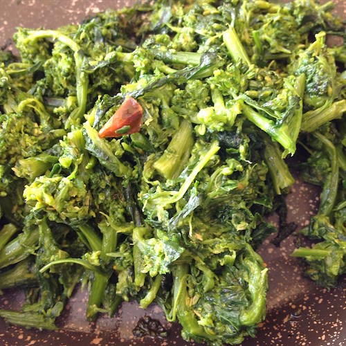 Broccoli di rapa scuppettiati