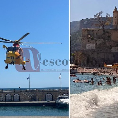 Brutta caduta per anziano di Tramonti, trasferito in ospedale in elisoccorso /FOTO e VIDEO