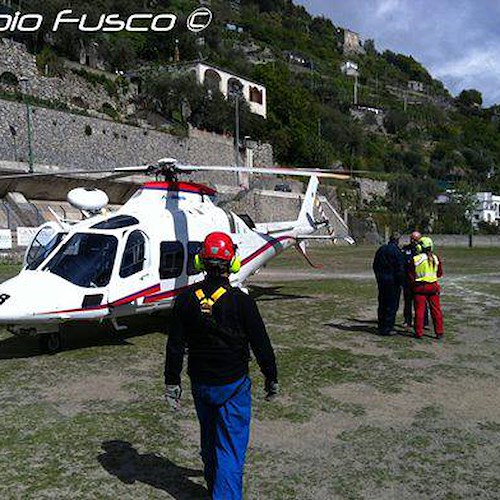 Brutto incidente in moto a Positano, due giovani in ospedale
