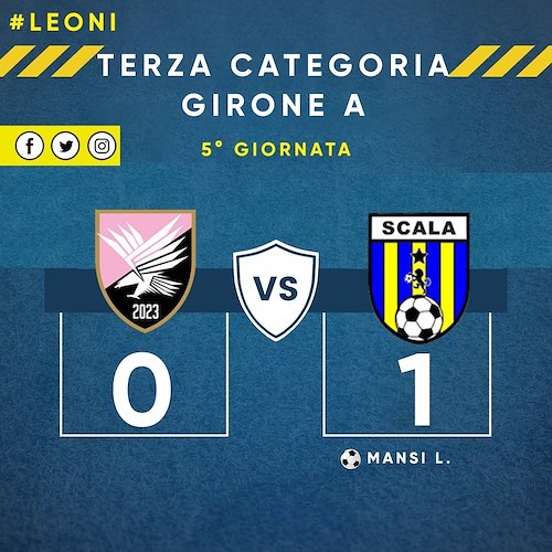 Calcio, Virtus Scala trionfa a San Valentino