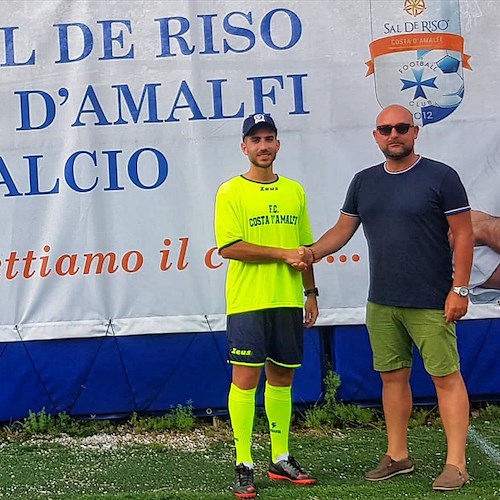 Calcio: il Costa d'Amalfi riabbraccia Federico Apicella. Si occuperà del settore giovanile 