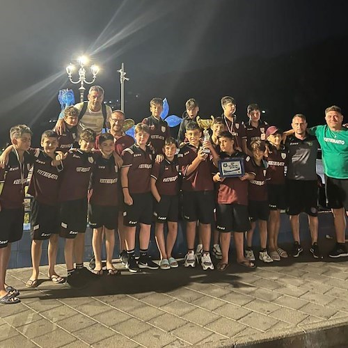 Calcio, Vietriraito conquista l'argento al torneo internazionale “Mirabilandia cup 2022”