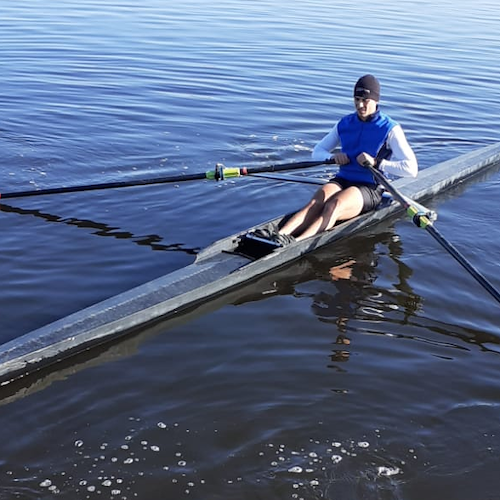 Canottieri Partenio, l'atleta Ferdinando Montesanto stupisce al campus U23 di Lago Patria