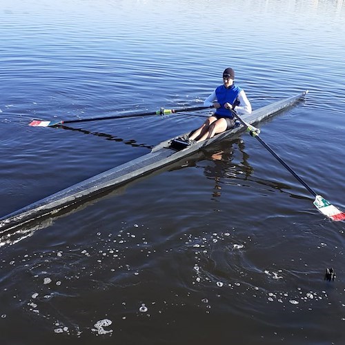 Canottieri Partenio, l'atleta Ferdinando Montesanto stupisce al campus U23 di Lago Patria