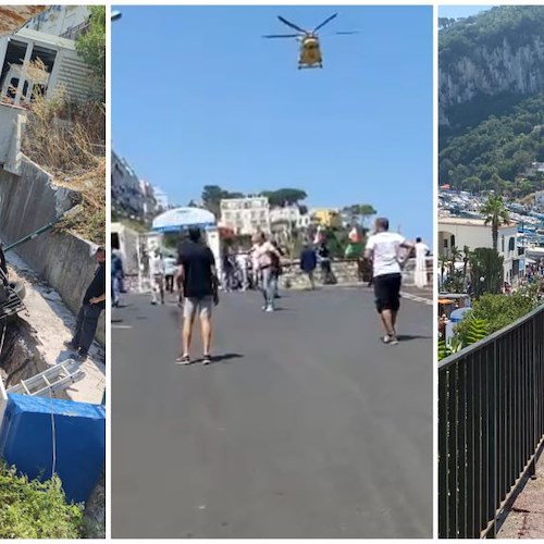 Capri: a un anno dalla tragedia del bus al via i lavori di ripristino del muretto sfondato