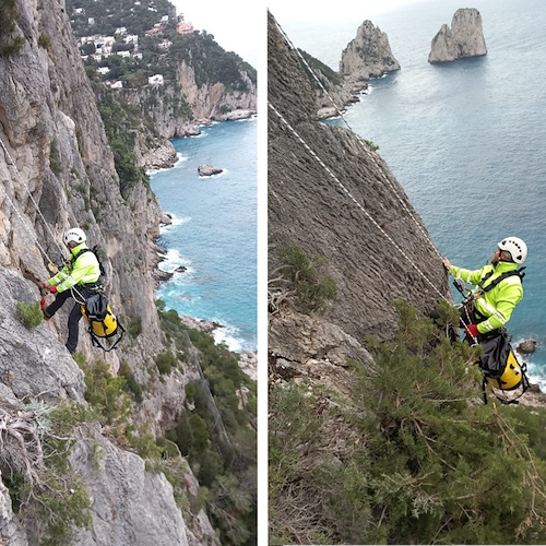 Capri, lavori di bonifica in corso: Via Krupp riapre a giugno