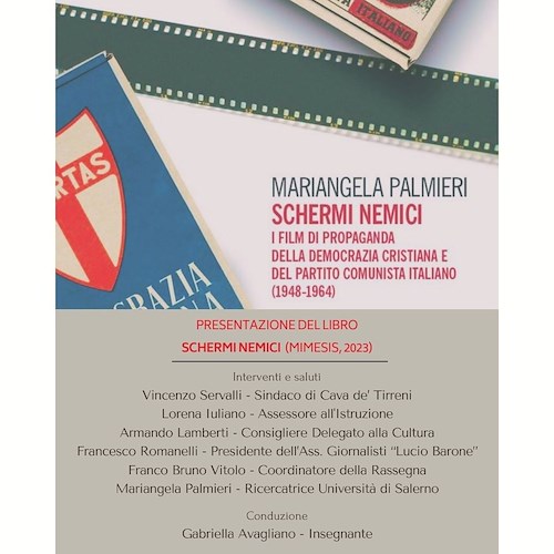 Cava de' Tirreni, 6 febbraio Mariangela Palmieri presenta il libro "Schermi nemici"