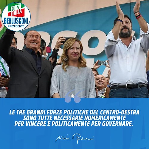 Centrodestra. Berlusconi, Meloni e Salvini trovano l'accordo: «Chi prende più voti indica il premier»