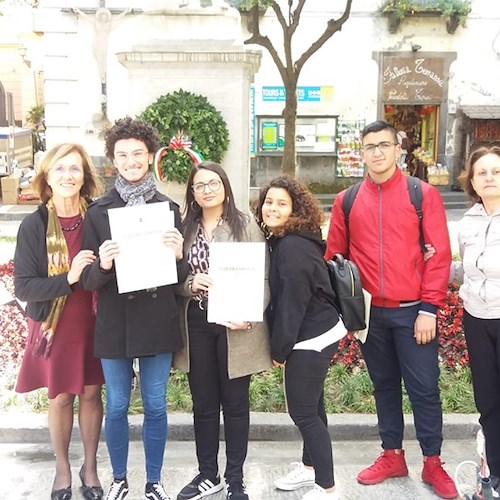 Certamen Tassianum 2019: a Sorrento premiata la lirica degli studenti del "Marini-Gioia" di Amalfi
