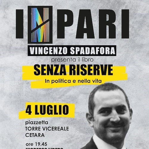 Cetara aderisce a RE.A.DY e ospita l'onorevole Spadafora per la presentazione del libro "Senza Riserve"