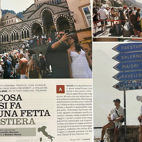 «Che cosa non si fa per una fetta di Costiera»: il reportage de “Il Venerdì di Repubblica” sull’overtourism che attanaglia la Divina