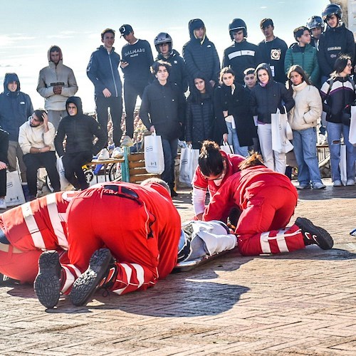 "Coloriamo la Strada", a Praiano conclusa la giornata dedicata alla sicurezza stradale con la CRI 