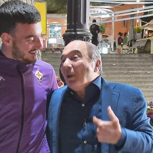 Commisso in trasferta in Campania con la sua Fiorentina, relax a Positano in attesa della partita contro il Napoli 