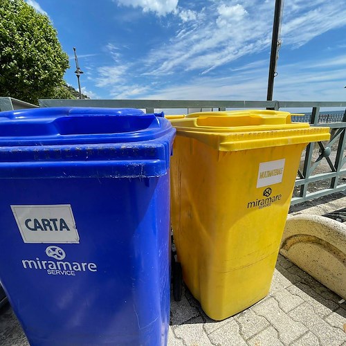 "Comuni Ricicloni": Tramonti si conferma prima in Costa d'Amalfi per raccolta differenziata, 4 comuni sotto la soglia minima