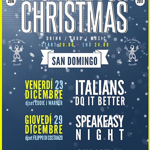 Con 'Speakeasy night' continuano gli eventi natalizi al San Domingo di Ravello