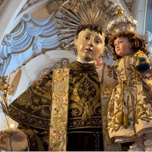 Conca dei Marini accoglie la Prodigiosa Reliquia di Sant’Antonio da Padova