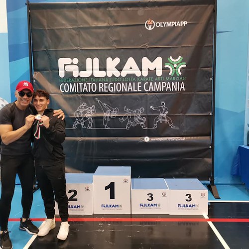 Conca dei Marini, Antonio Cuomo e Sergio Esposito si qualificano per i campionati italiani assoluti di Karate /FOTO
