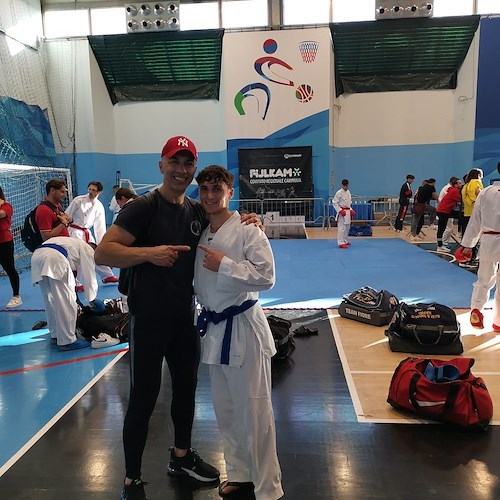 Conca dei Marini, Antonio Cuomo e Sergio Esposito si qualificano per i campionati italiani assoluti di Karate /FOTO