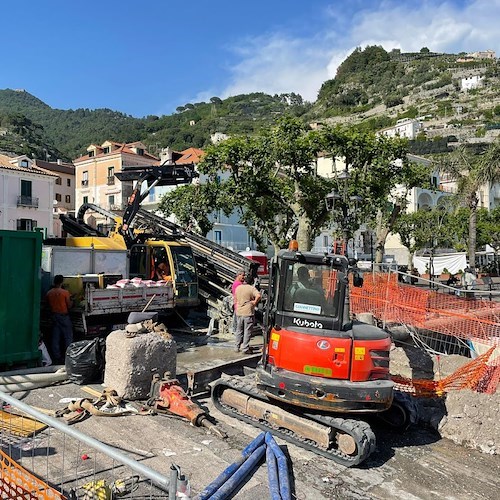 Condotta sottomarina al largo di Minori, Strianese: «Appena terminata entrerà subito in funzione»