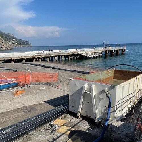 Condotta sottomarina al largo di Minori, Strianese: «Appena terminata entrerà subito in funzione»