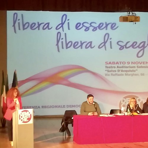 Conferenza Regionale Donne Democratiche, assessore di Minori Maria Citro tra le 100 elette