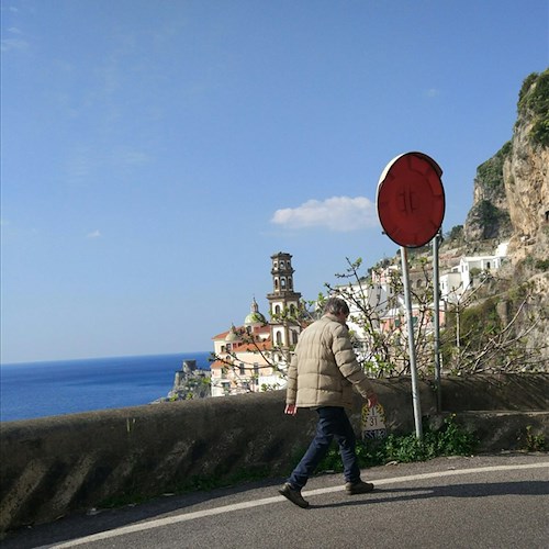 Costa d'Amalfi, Anas sostituisce specchi parabolici sulla SS 163 [FOTO]