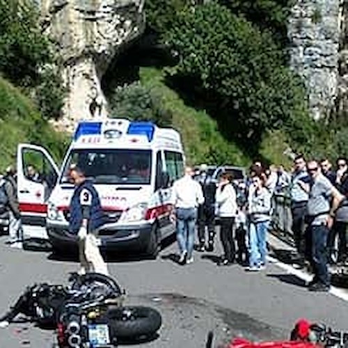 Costa d'Amalfi, brutto incidente nel pomeriggio a Capo d'Orso