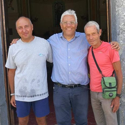 Costa d'Amalfi, il Covid-19 non ferma Filippo Civale. A 84 anni migliora il suo record: nel 2020 percorsi a piedi più di 8700 km
