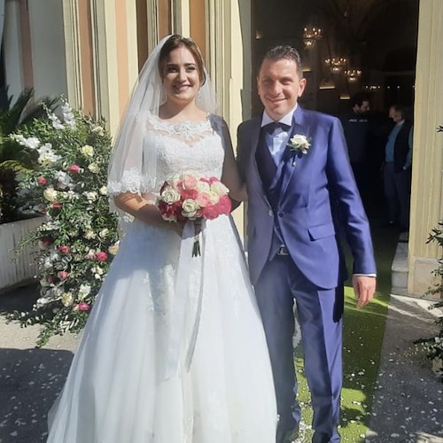 Costa d'Amalfi, il matrimonio di Enzo e Valentina
