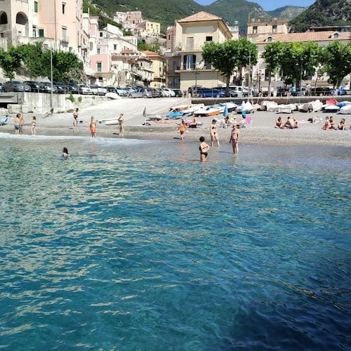 Costa torna balneabile a Minori, valori microbiologici nella norma dopo attivazione condotta 