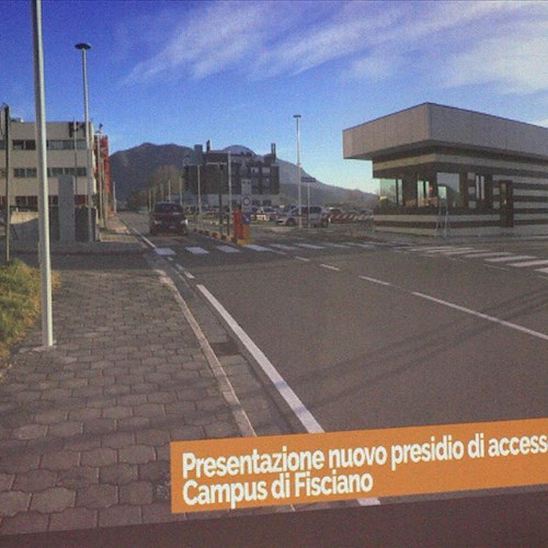 ‘Costruendo Unisa’: attivo il nuovo presidio di accesso al campus di Fisciano