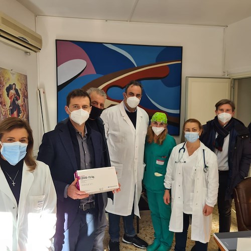 Covid: 750 test antigenici all’ospedale di Sorrento
