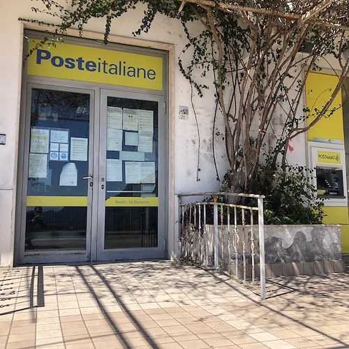 Covid, chiuso per sanificazione l’ufficio postale di Ravello