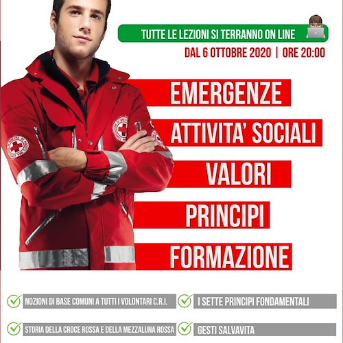 Croce Rossa Costa d'Amalfi, aperto l'accesso ai nuovi volontari