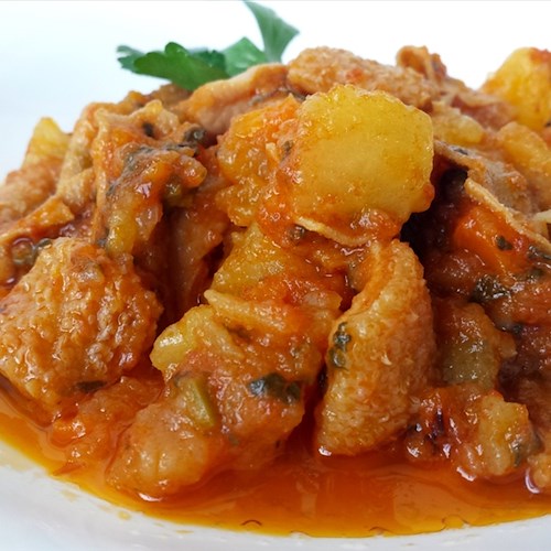 Cucina tipica della Costa d’Amalfi: trippa e patate
