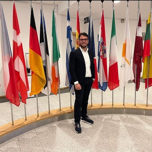 Da Maiori Francopio Pellegrino vola a Bruxelles per visitare il Parlamento Europeo